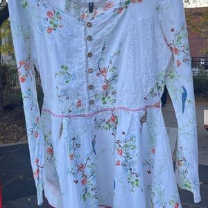 Joe Browns White Floral Mini Dress